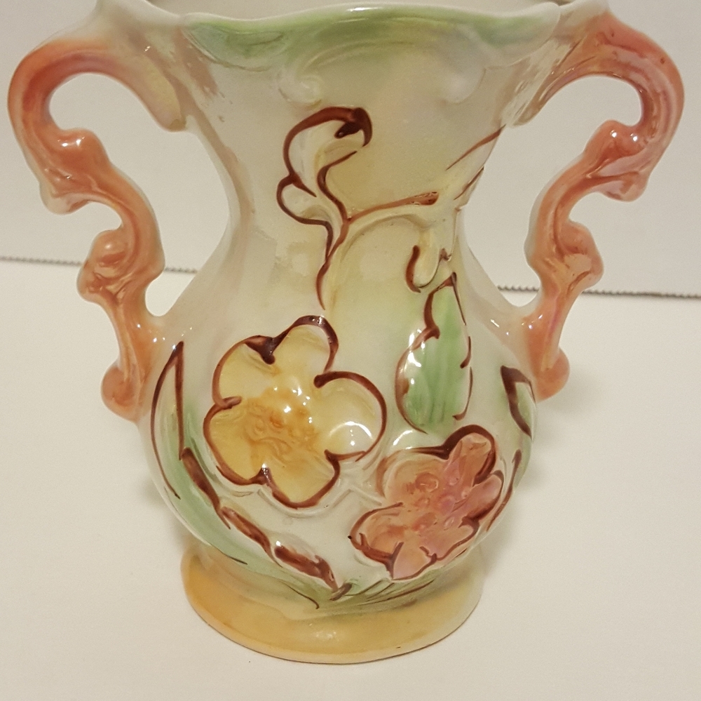 BRASIL Irridescent glazed bud vase
